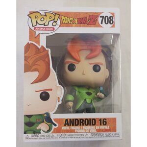 Android 16 #708 Funko Pop Dragon Ball Z Animation Vinyl Figure Boxed